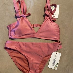 Pink sparkly bathing suit